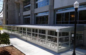 Incline Bike Shelter for Wentworth Institute of Technology