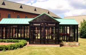 Custom Gable Roof Shelter for Solanus Casey Center