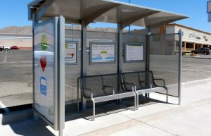 Custom Solar Powered Steel Commuter Shelters