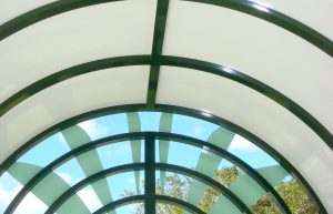 Custom Branded Aluminum Commuter Shelters