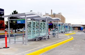 Custom Wave Roof Shelter for Ben Franklin Transit