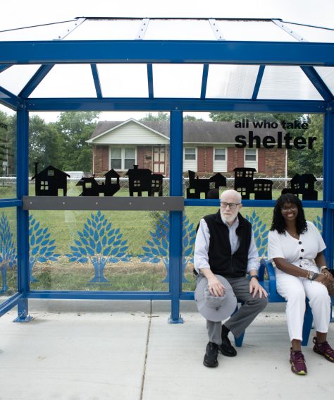 Tom Stanley Takes Public Art To New Heights in Hidden Valley, NC With Brasco’s Techline Series Bus Shelters